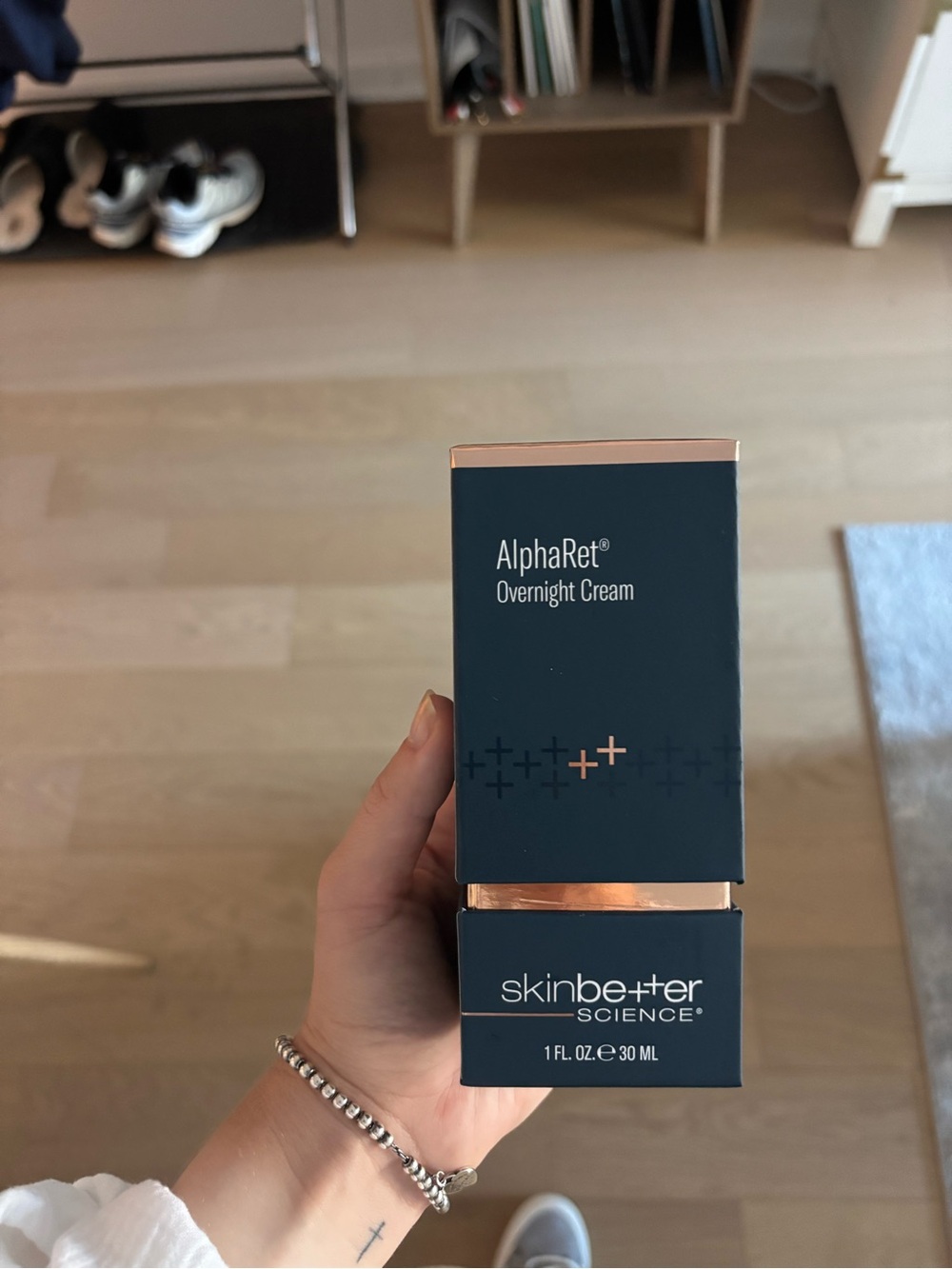 skinbetter science AlphaRet Overnight Cream - Navy/Rose Gold